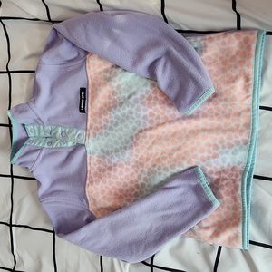 Lands End Girls M (8) 3/4 fleece